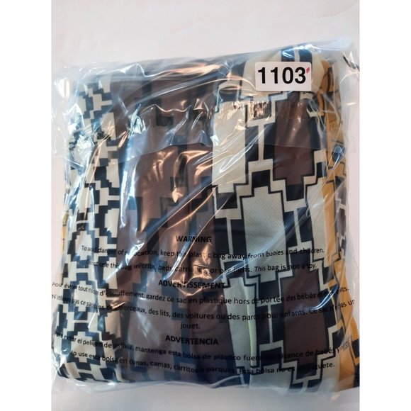 Torrid womens strapless halter short mini dress gold brown geo lined size 26 - Picture 13 of 13